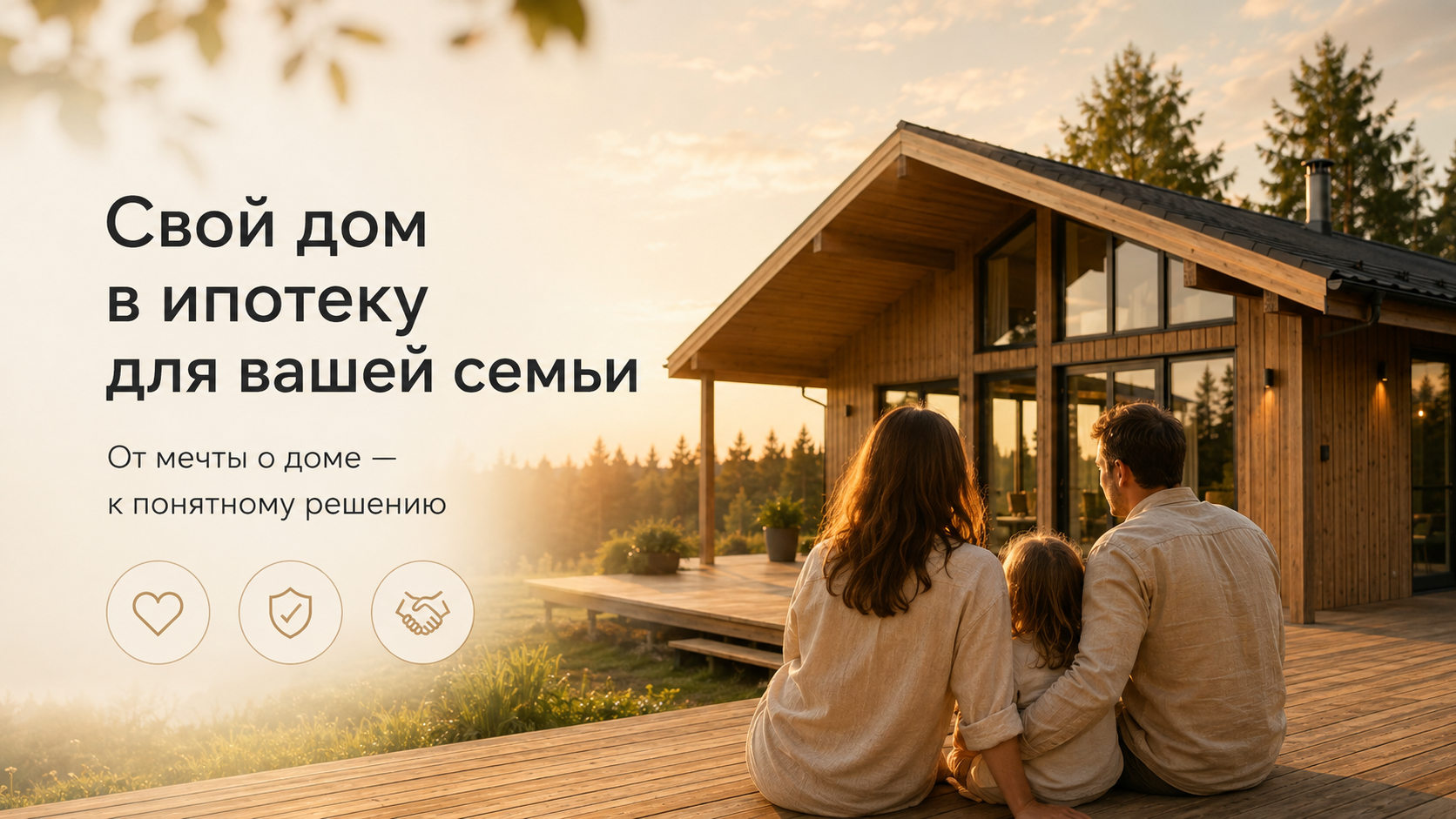Свой дом в ипотеку для вашей семьи